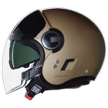 Casque moto jet Nolan N21 VISOR VERNICIATURA SPECIALE Sabbia/Nero