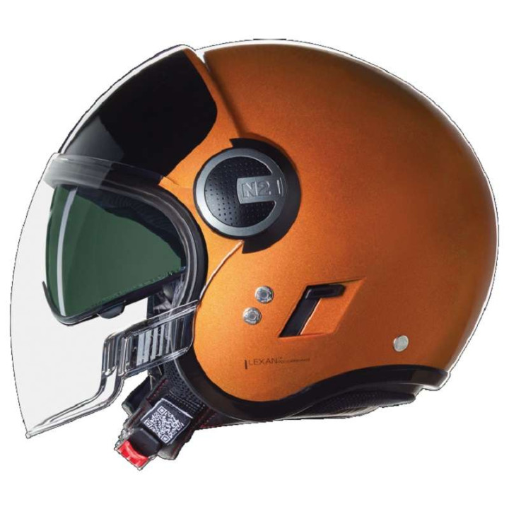 Casque moto jet Nolan N21 VISOR VERNICIATURA SPECIALE Ocra/Nero Casque moto jet Nolan N21 VISOR VERNICIATURA SPECIALE Ocra/Nero