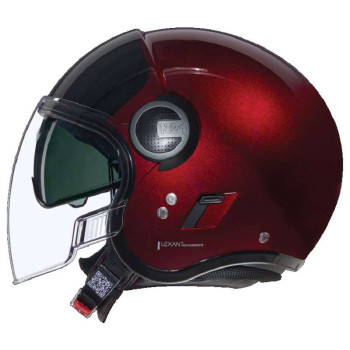 Motorcycle jet helmet Nolan N21 VISOR VERNICIATURA SPECIALE Rosso/Nero