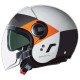 Casque moto jet Nolan N21 VISOR ONIRICO Bianco/Nero/Arancione
