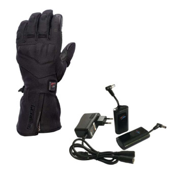 Gants moto chauffants Gerbing XTREME AIR + Kit 2 batteries/chargeur Gerbing 7V 2600 mAh