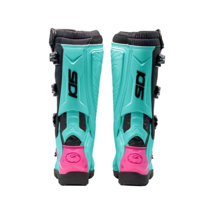 Bottes moto cross Sidi X POWER SC MINT/NOIR/ROSE