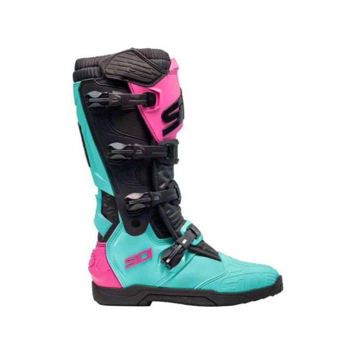 Bottes moto cross Sidi X POWER SC MINT/NOIR/ROSE