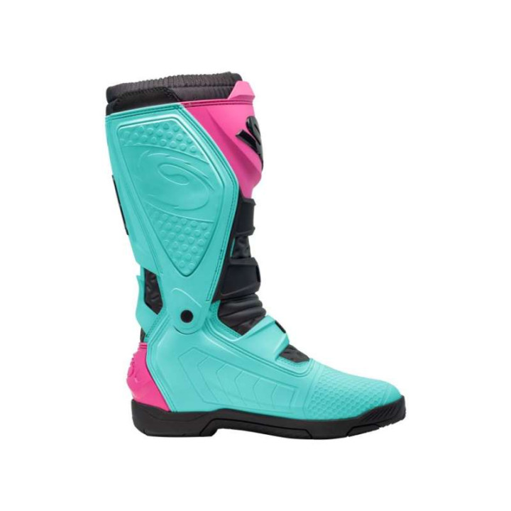 Bottes moto cross Sidi X POWER SC MINT/NOIR/ROSE