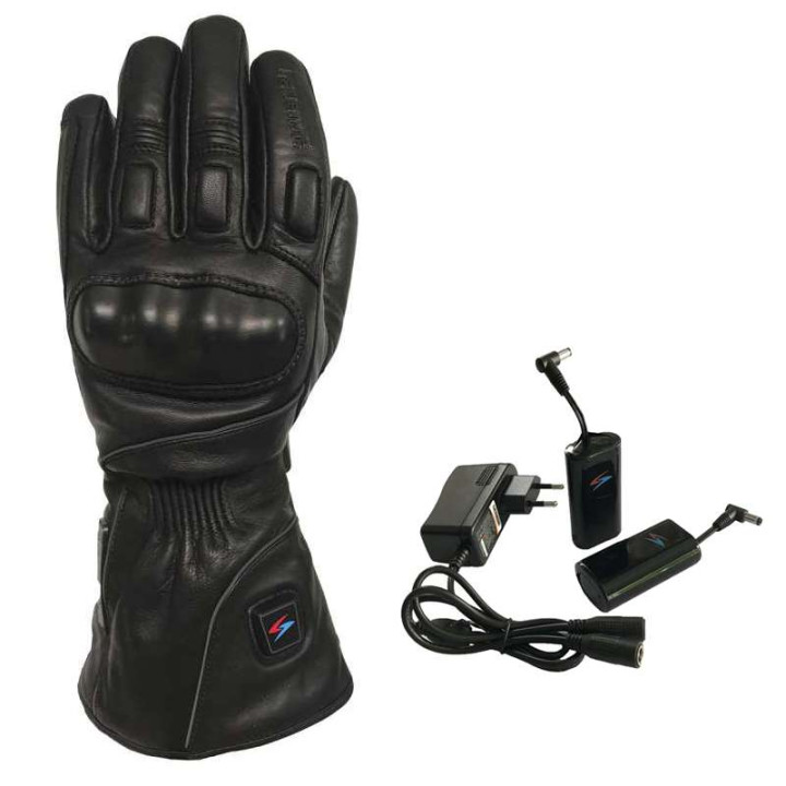 Gants moto chauffants Gerbing XTREME XR EVO + Kit 2 batteries/chargeur Gerbing 7V 2600 mAh