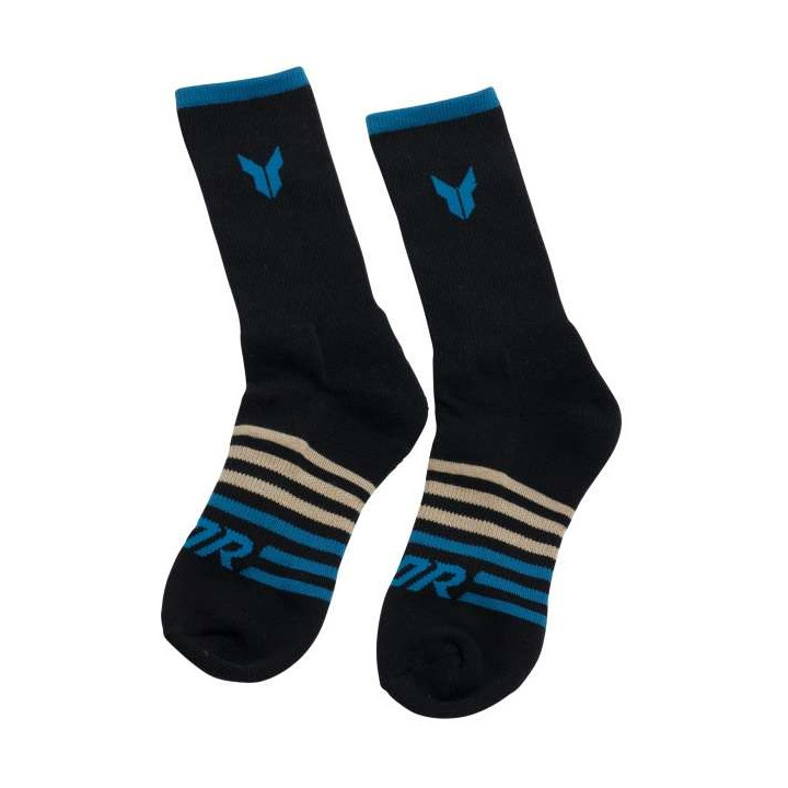 Thor ICONIC Black motorcycle socks
