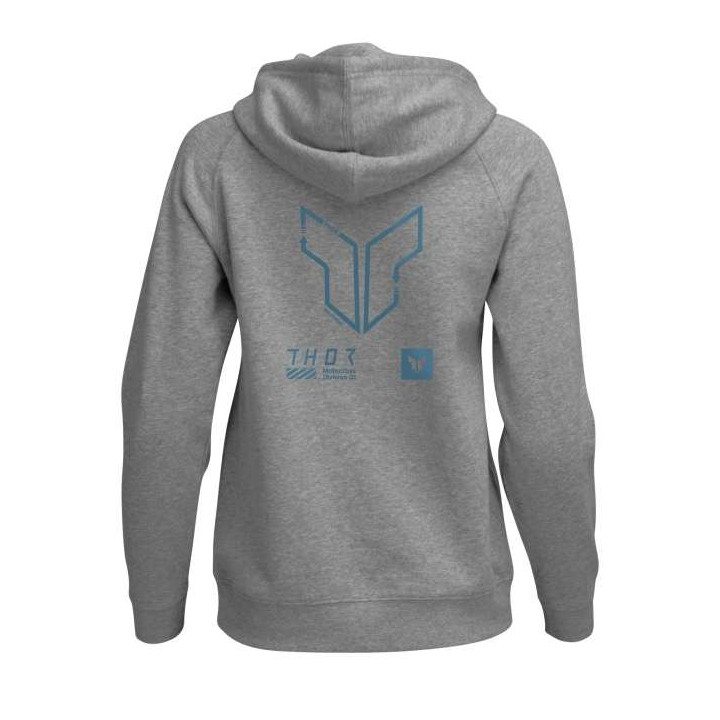 Women's Thor TRAX Crop Sweat Heather Gray Women's Thor TRAX Crop Sweat Heather Gray