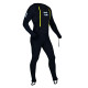 Sous combinaison enfant Skeed Junior AIR II NOIR/JAUNE FLUO