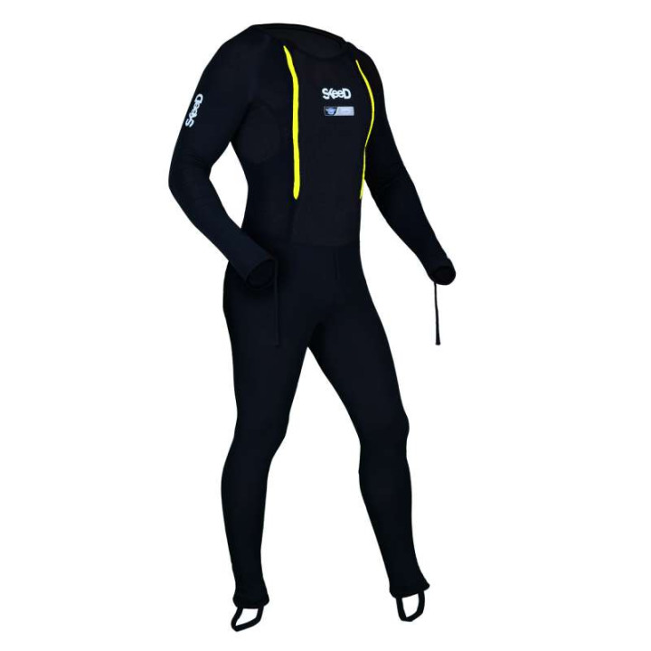 Sous combinaison enfant Skeed Junior AIR II NOIR/JAUNE FLUO