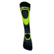 Skeed SPA 2 Motorcycle Socks Black/Yellow Fluo
