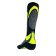Skeed SPA 2 Motorcycle Socks Black/Yellow Fluo