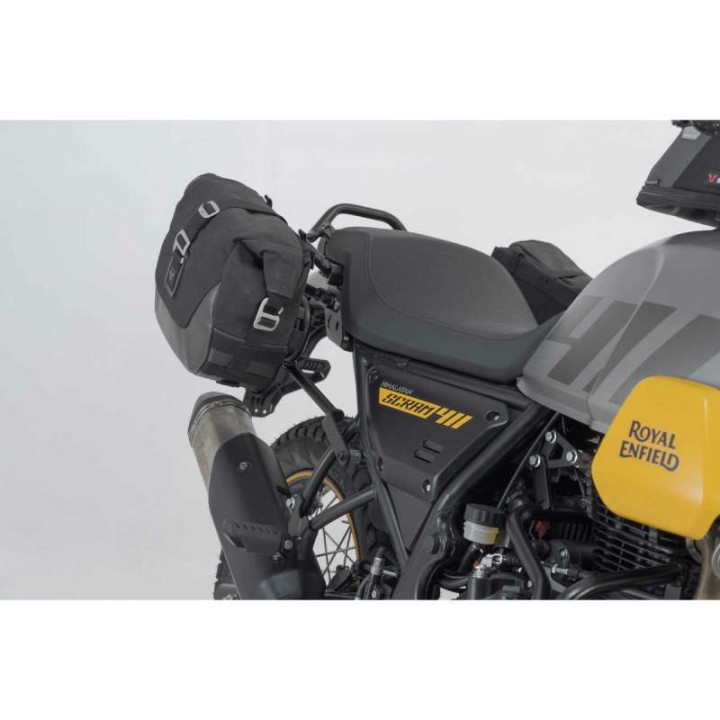 Sacoches cavalières SW-Motech LEGEND GEAR LC1/LC2 Black Edition + écarteurs SLC Royal Enfield Scram 411