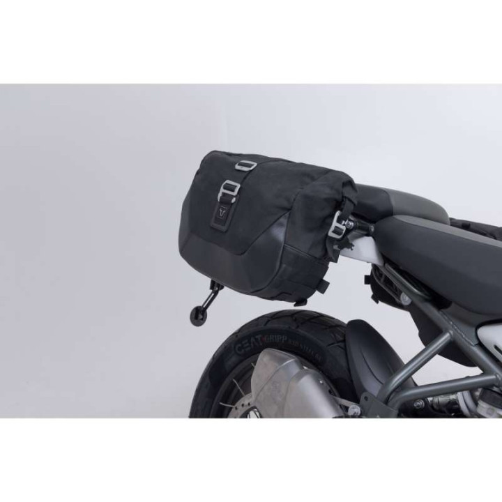 Sacoches cavalières SW-Motech LEGEND GEAR LC1/LC2 Black Edition + écarteurs SLC Royal Enfield Himalayan 450