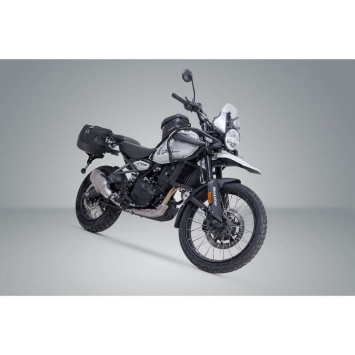 Sacoches cavalières SW-Motech LEGEND GEAR LC1/LC2 Black Edition + écarteurs SLC Royal Enfield Himalayan 450