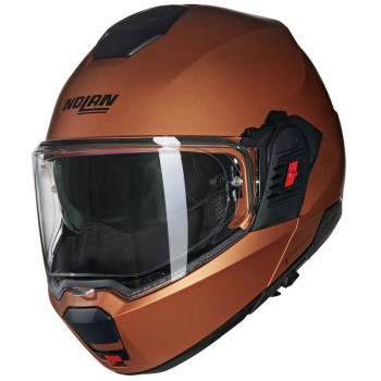 Casque moto modulable Nolan N120-1 CLASSICO NOBILE Ocra