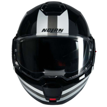 Casque moto modulable Nolan N120-1 LINEO Nero/Bianco/Argento