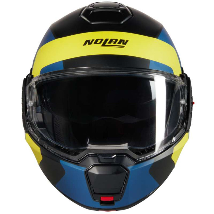 Casque moto modulable Nolan N120-1 OMOCROMO Nero/Blu/Giallo