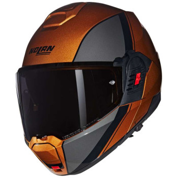 Casque moto modulable Nolan N120-1 VERNICIATURA SPECIALE Ocra/Nero