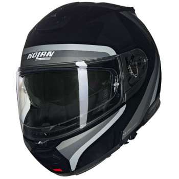 Casque moto modulable Nolan N100-6 ASSOLUTO Nero/Argento/Bianco