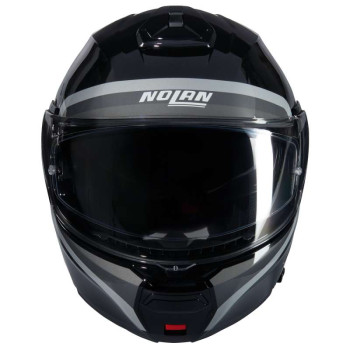 Casque moto modulable Nolan N100-6 ASSOLUTO Nero/Argento/Bianco