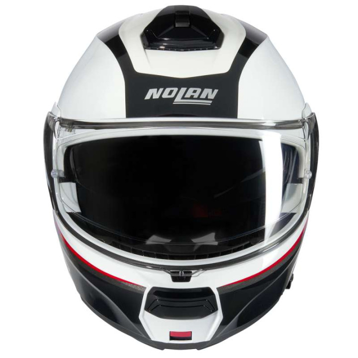 Casque moto modulable Nolan N100-6 INCOGNITO Bianco/Rosso/Nero