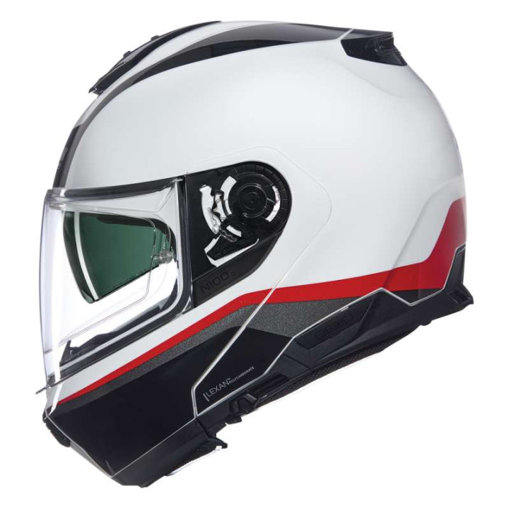 Casque moto modulable Nolan N100-6 INCOGNITO Bianco/Rosso/Nero