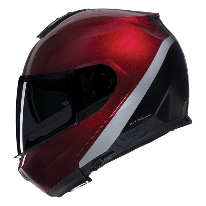 Casque moto modulable Nolan N100-6 VERNICIATURA SPECIALE Rosso/Nero