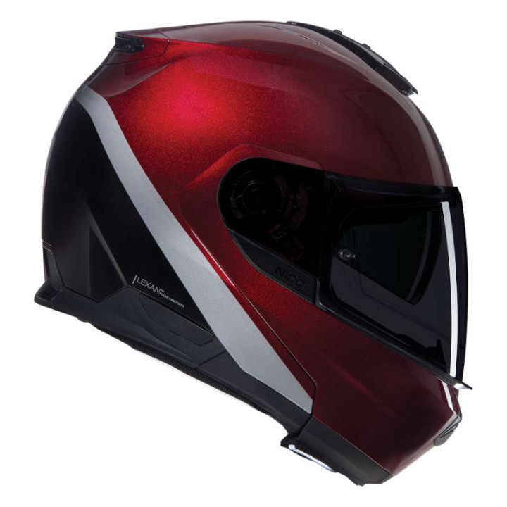 Casque moto modulable Nolan N100-6 VERNICIATURA SPECIALE Rosso/Nero