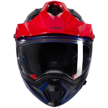 Casque moto Nolan N70.2 X CONVINTO Blu/Rosso/Bianco
