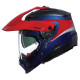 Casque moto Nolan N70.2 X CONVINTO Blu/Rosso/Bianco