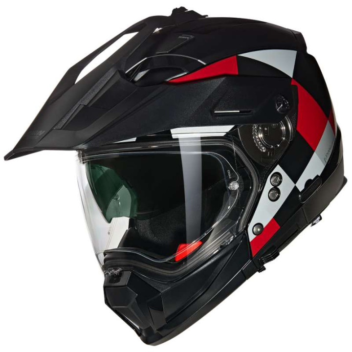 Motorcycle helmet Nolan N70.2 X RUVIDO Nero/Grigio/Rosso