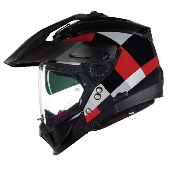 Motorcycle helmet Nolan N70.2 X RUVIDO Nero/Grigio/Rosso