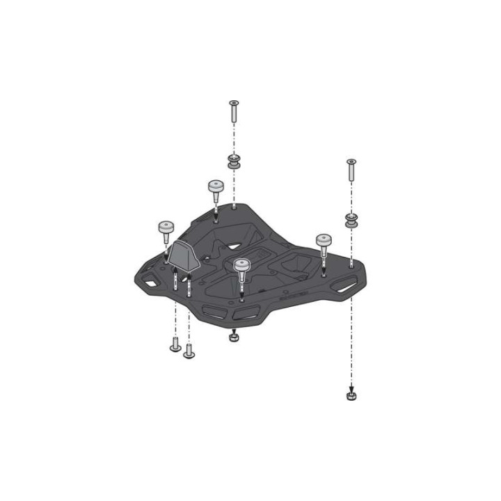 SW-MOTECH DUSC XL topcase kit (GPT.07.602.66000/B) BMW F900GS