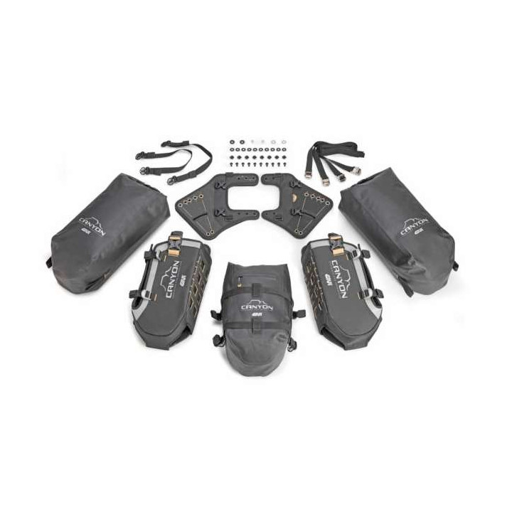 Kit bagagerie Givi GRT721B CANYON-BASE pour trail/enduro