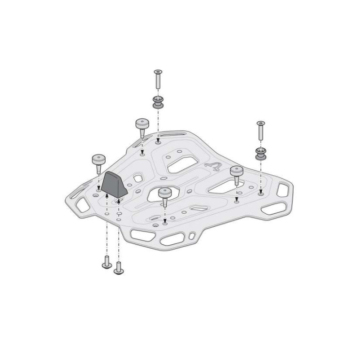 Kit topcase SW-MOTECH DUSC XL (GPT.01.070.66000/B) Honda XL750 Transalp
