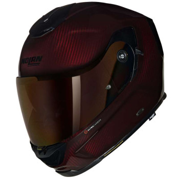 Casque moto Nolan X-903 ULTRA CARBON LIQUIDO Rosso
