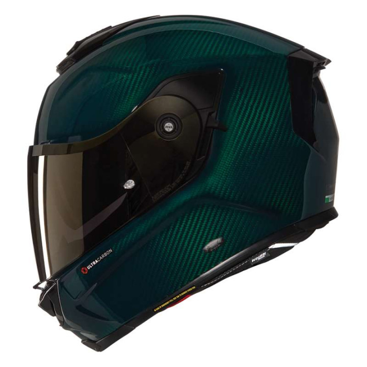 Motorcycle helmet Nolan X-903 ULTRA CARBON LIQUIDO Verde