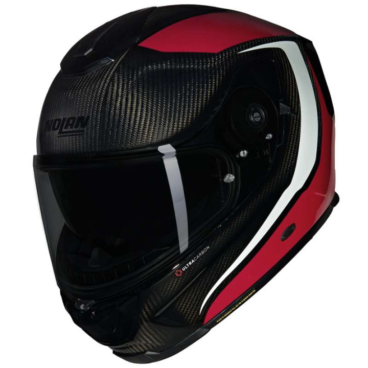 Casque moto Nolan X-903 ULTRA CARBON INTRIGO Carbonio/Rosso/Bianco