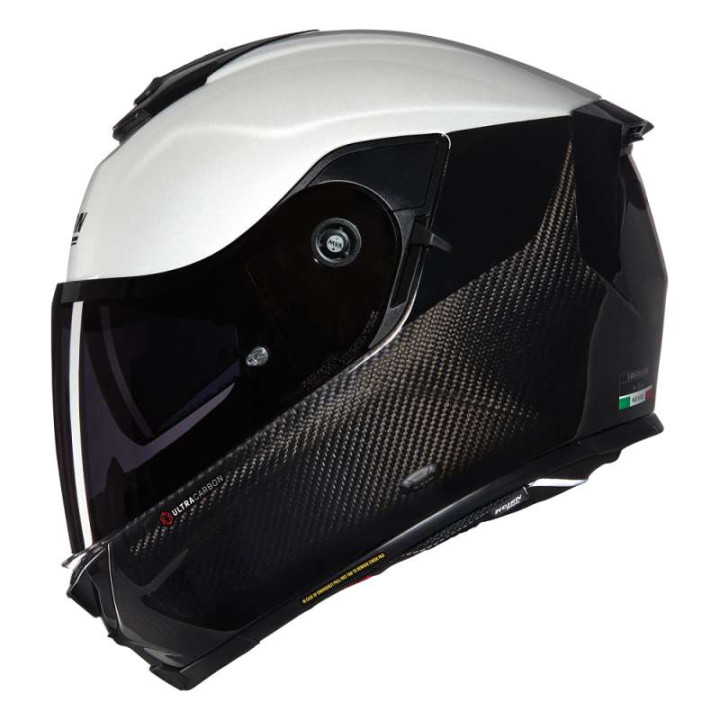 Motorcycle helmet Nolan X-903 ULTRA CARBON VERNICIATURA SPECIALE Carbonio/Perla/Nero