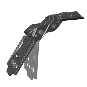 Plate holder with RTECH T7 REVOLUTION 700 TENERATED tail light