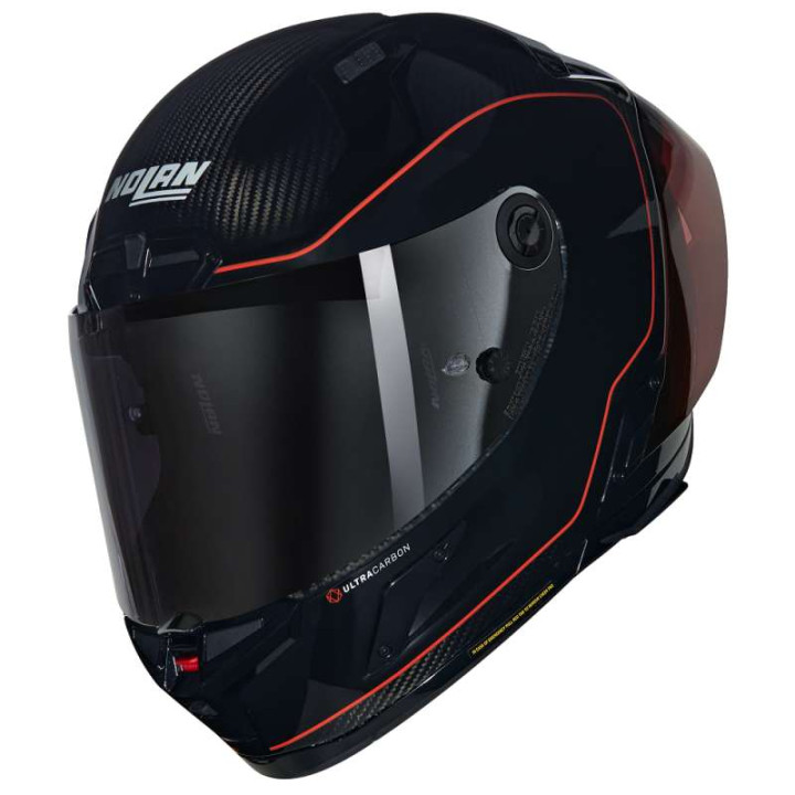 Motorcycle helmet Nolan X-804 RS ULTRA CARBON ASSO PICCHE Carbonio/Nero/Rosso