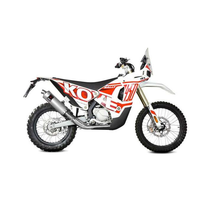 Silencieux Homologué Mivv DAKAR Inox (KO.001.LDKX) Kove 450 RALLY