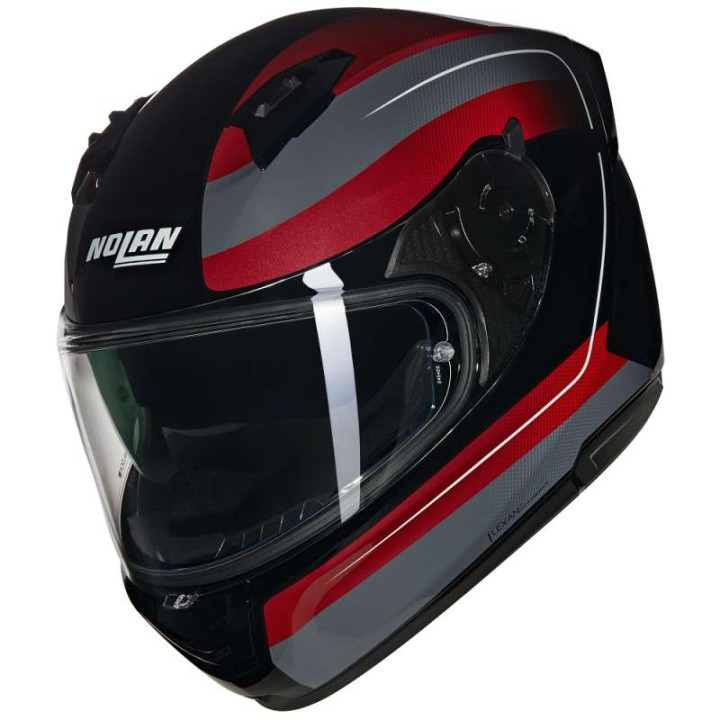 Motorcycle helmet Nolan N60-6 ERMETICO Nero/Rosso/Grigio