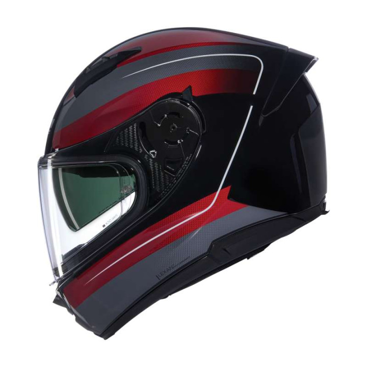 Motorcycle helmet Nolan N60-6 ERMETICO Nero/Rosso/Grigio