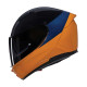Casque moto Nolan N60-6 VERNICIATURA SPECIALE Arancione/Nero/Blu Profondo