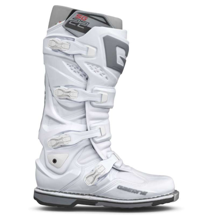 Gaerne SG22 WHITE motorcycle boots Gaerne SG22 WHITE motorcycle boots