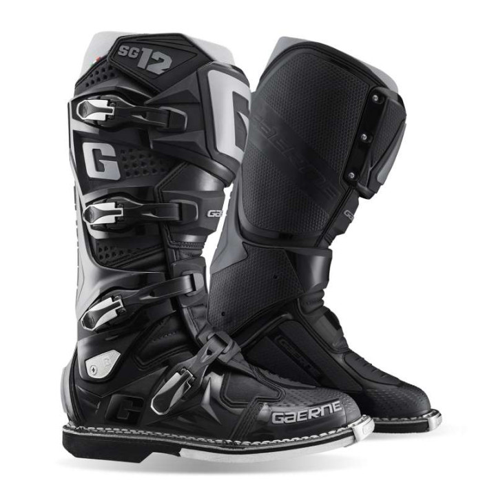 Bottes moto cross Gaerne SG12 Black 2019