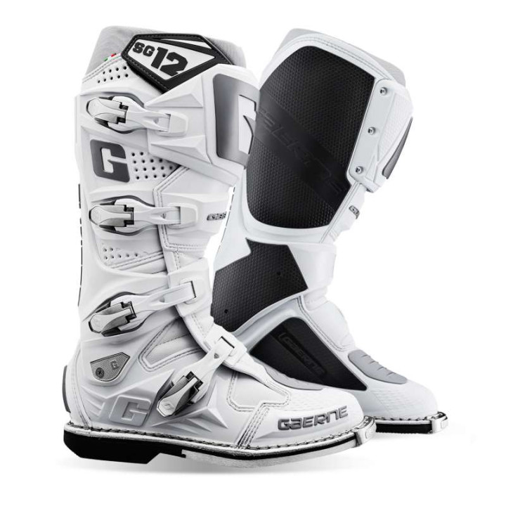 Bottes moto cross Gaerne SG12 White 2019