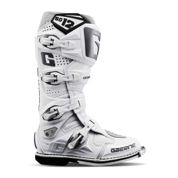 Bottes moto cross Gaerne SG12 White 2019 Bottes moto cross Gaerne SG12 White 2019