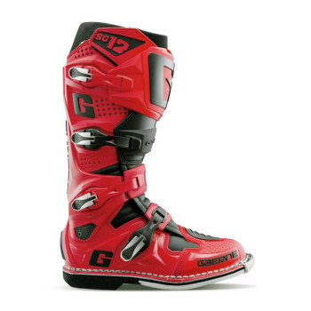Bottes moto cross Gaerne SG12 Red/Black